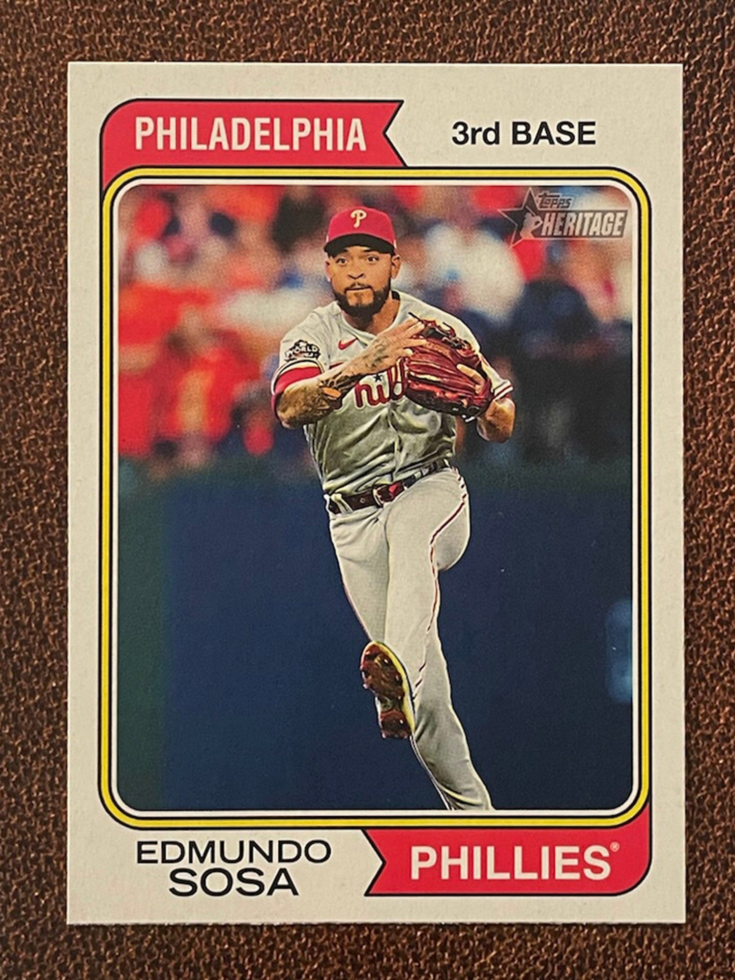 Edmundo Sosa - 2023 Topps Heritage - Short Print - Phillies