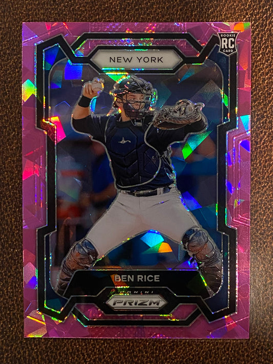 Ben Rice - 2024 Panini Prizm - Pink Ice - Yankees
