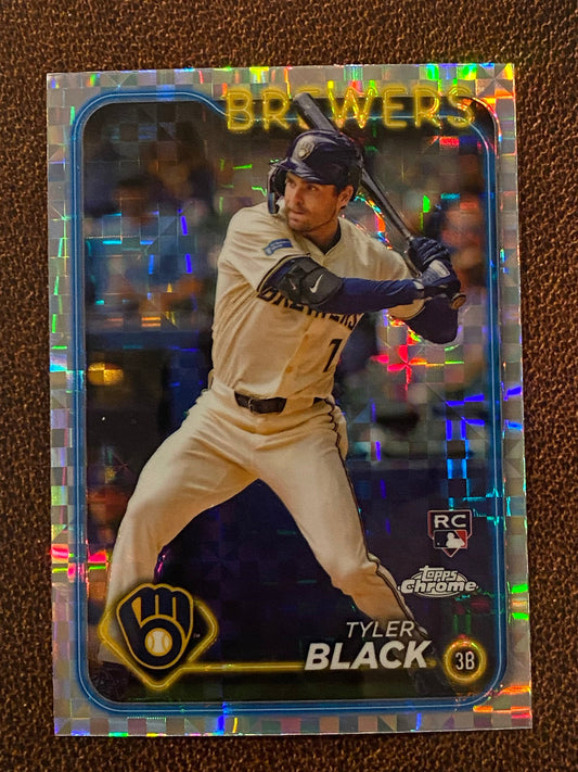 Tyler Black - 2024 Topps Chrome Update - XFractor - Brewers