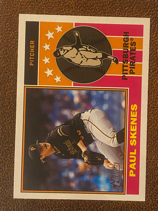Paul Skenes - 2025 Topps Heritage - Player Icon Insert - Pirates