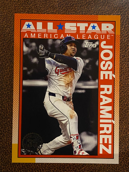 Jose Ramirez - 2025 Topps Series 2 - 1990 All Star Insert - Guardians