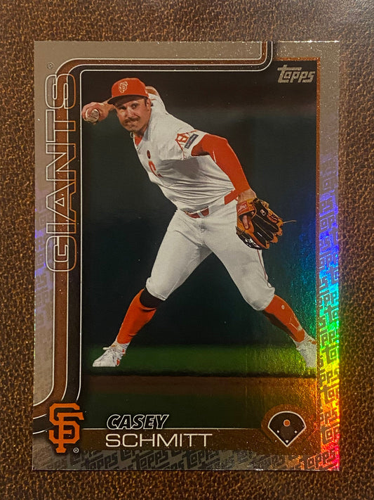 Casey Schmitt - 2025 Topps Series 2 - Fanatics Exclusive Topps Foil Border - Giants
