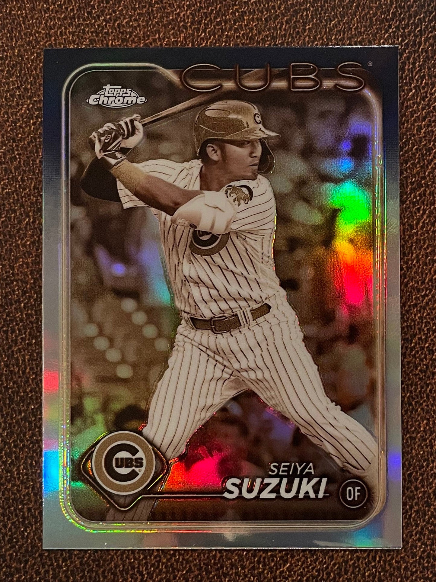 Seiya Suzuki - 2024 Topps Chrome - Sepia Refractor - Cubs