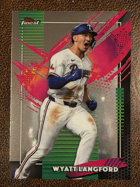 Wyatt Langford - 2026 Topps Finest - Rare Base - Rangers