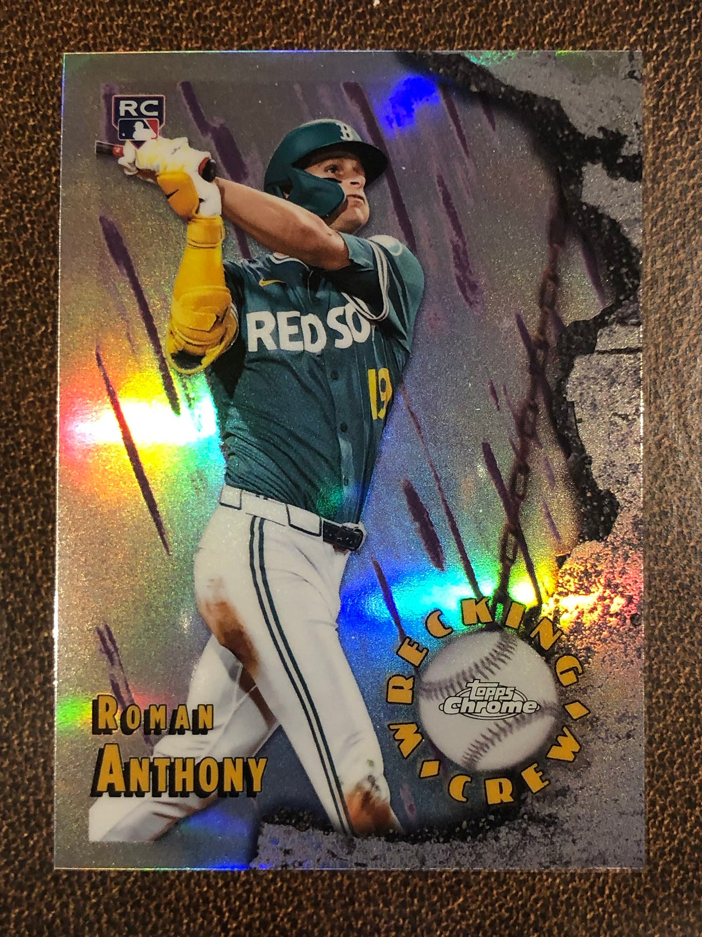 Roman Anthony - 2026 Topps Chrome - Wrecking Crew Insert - Red Sox
