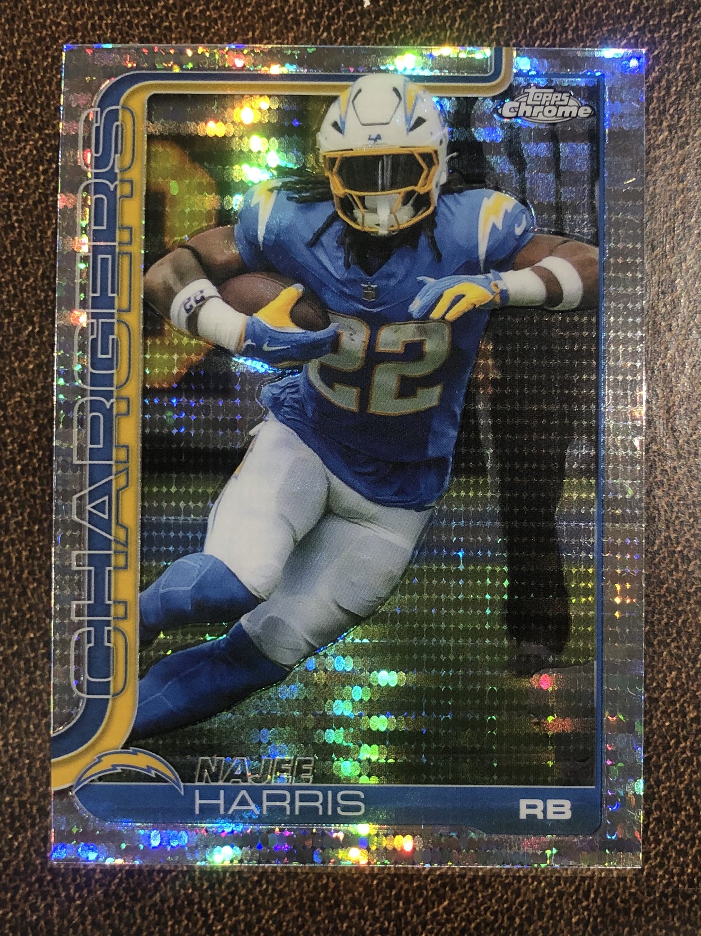 Najee Harris - 2025 Topps Chrome - Prizm Refractor - Chargers