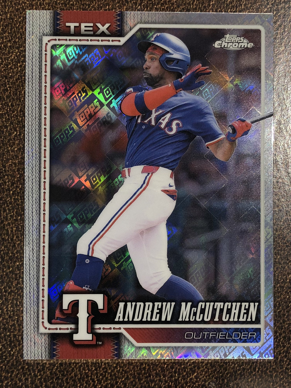 Andrew McCutchen - 2026 Topps Chrome - Fanatics Topps Foil - Rangers