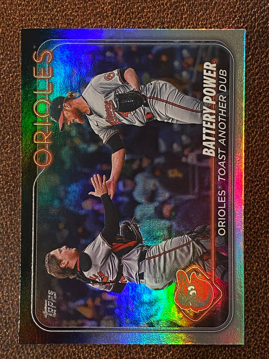 Adley Rutschman / Craig Kimbrel - 2024 Topps Update - Rainbow Foil - Orioles