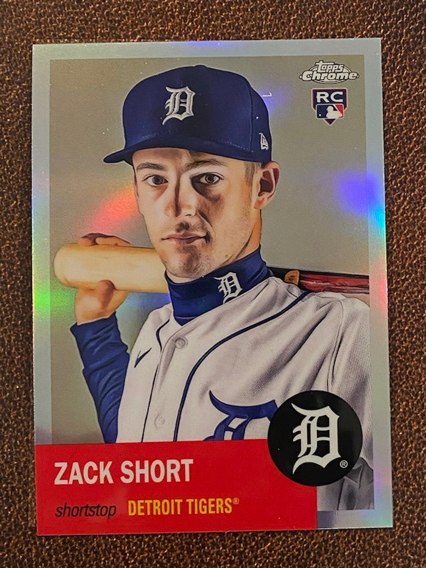 Zack Short - 2022 Topps Chrome Platinum Anniversary - Refractor - Tigers