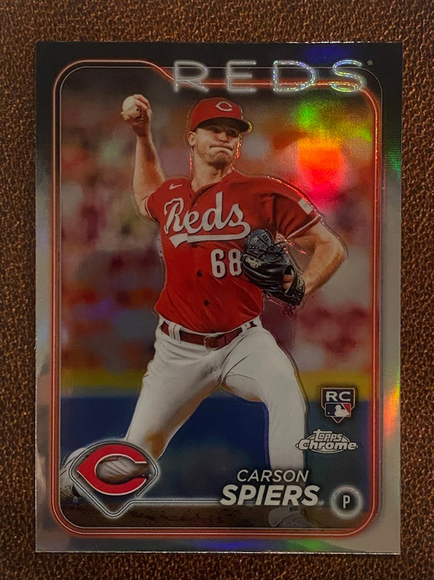 Carson Spiers - 2024 Topps Chrome - Refractor - Reds