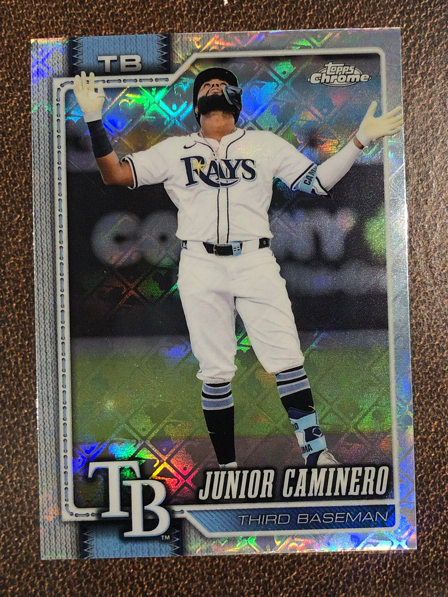 Junior Caminero - 2026 Topps Chrome Logofractor - Base Logofractor - Rays