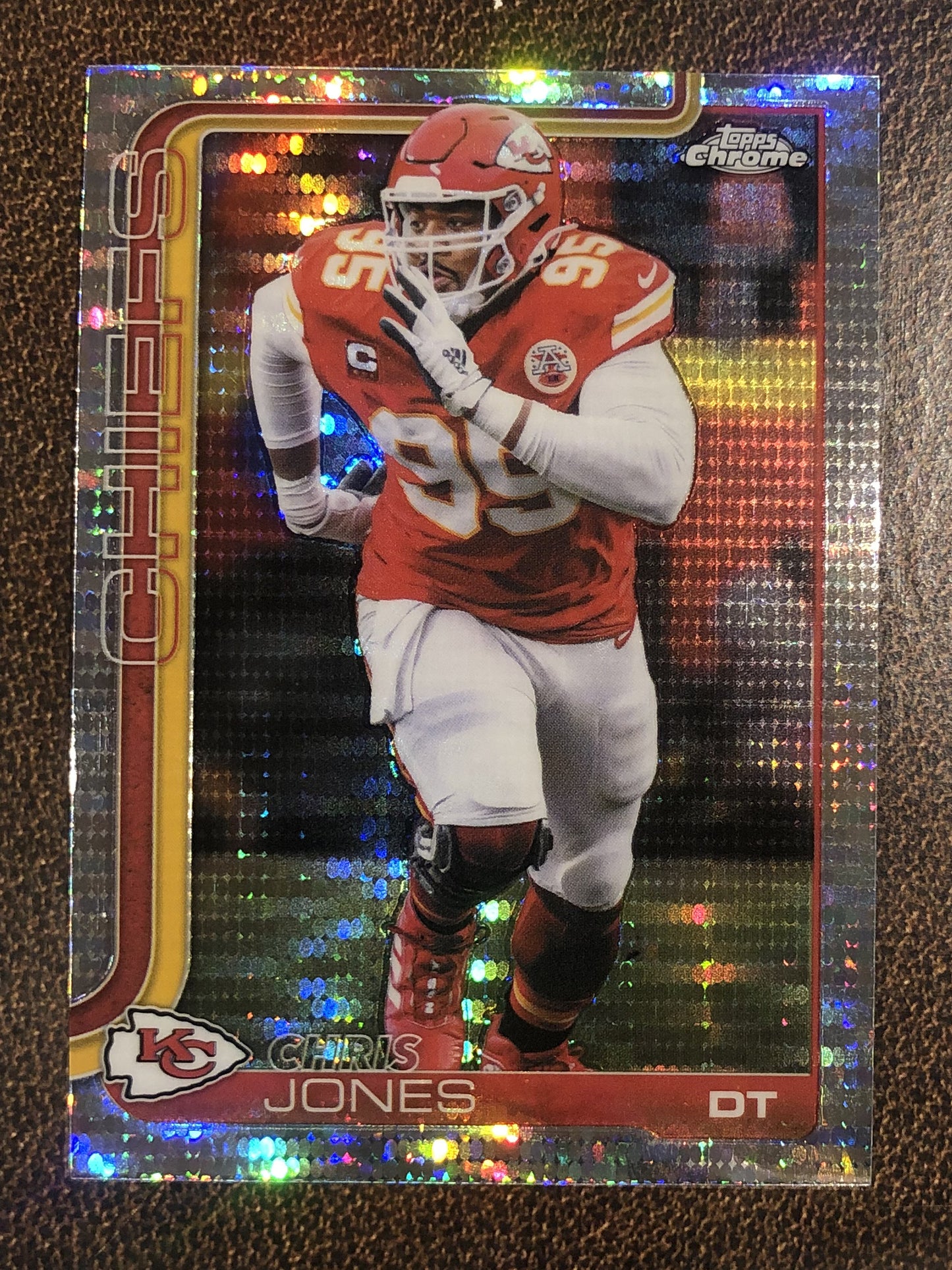 Chris Jones - 2025 Topps Chrome - Prizm Refractor - Chiefs