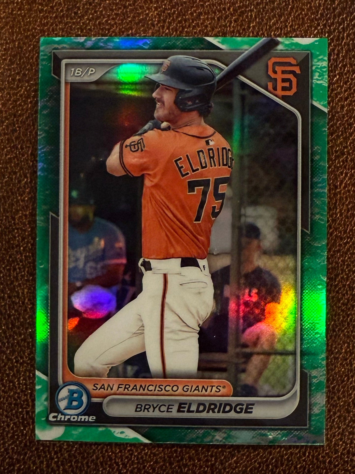 Bryce Eldridge - 2024 Bowman - Chrome Lunar Glow - Giants