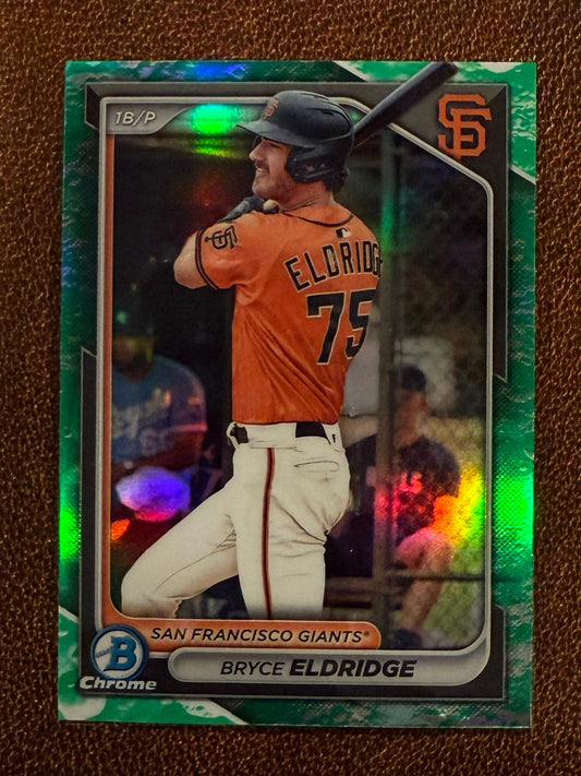 Bryce Eldridge - 2024 Bowman - Chrome Lunar Glow - Giants