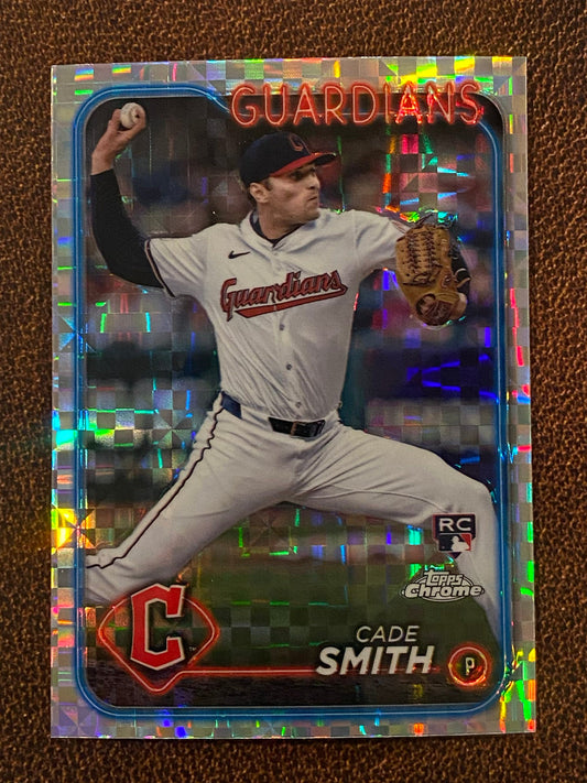 Cade Smith - 2024 Topps Chrome Update - XFractor - Guardians