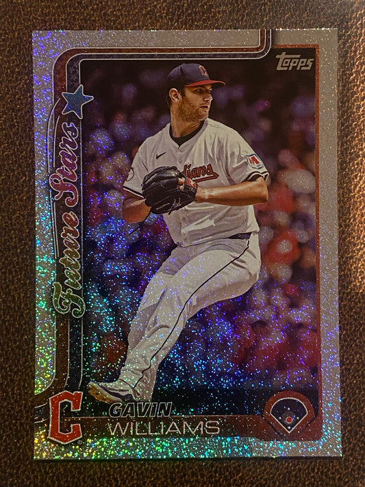 Gavin Williams - 2025 Topps Series 2 - Sandglitter - Guardians