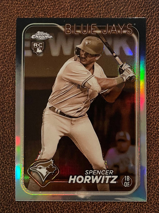 Spencer Horwitz - 2024 Topps Chrome - Sepia Refractor - Blue Jays