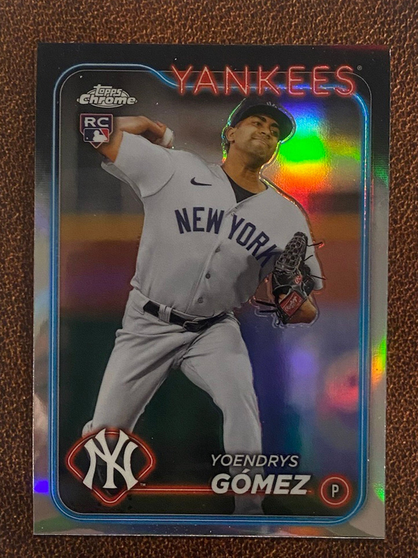 Yoendrys Gomez - 2024 Topps Chrome - Refractor - Yankees