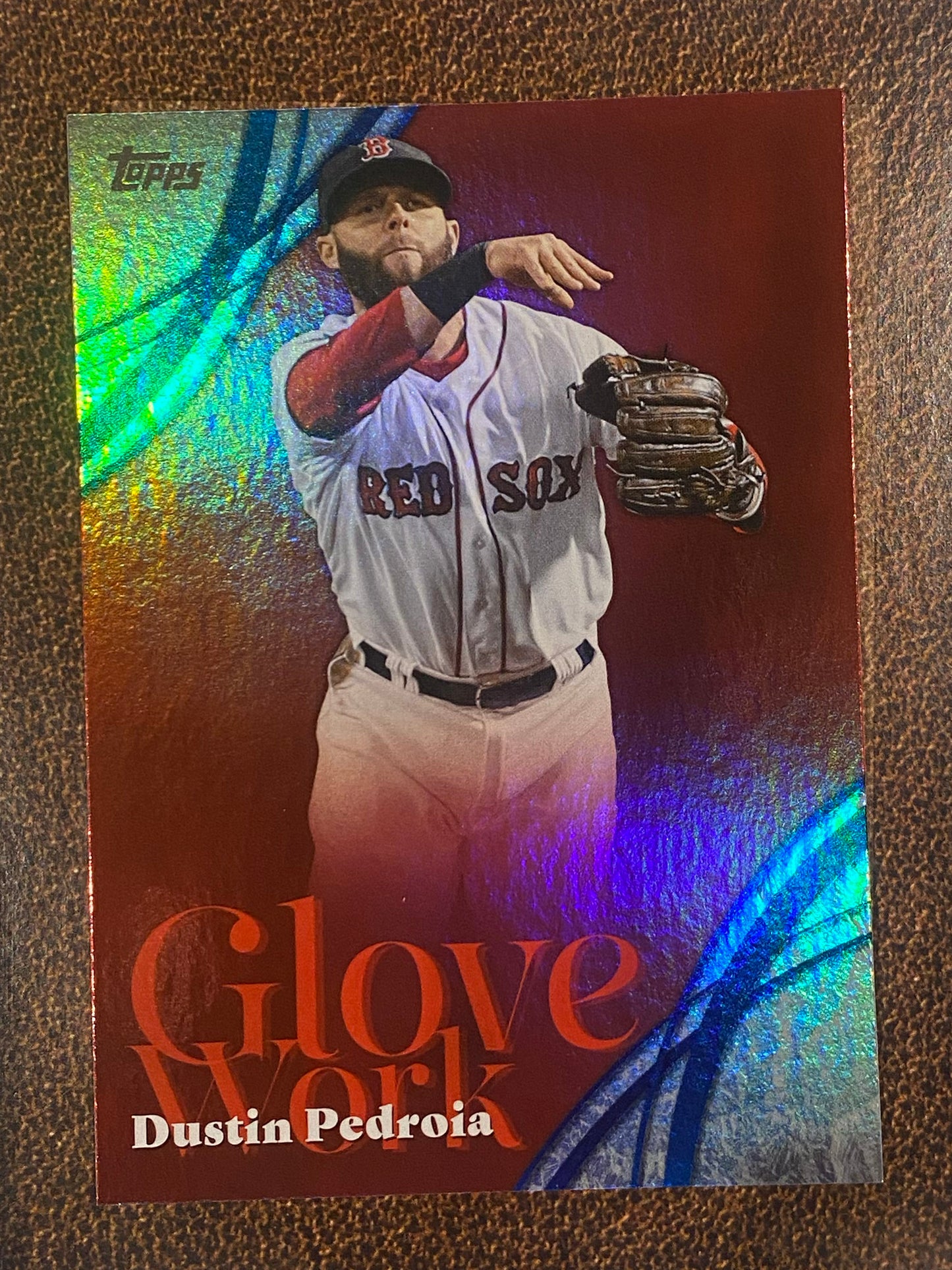 Dustin Pedroia - 2026 Topps Series 2 - Glove Work - Red Sox