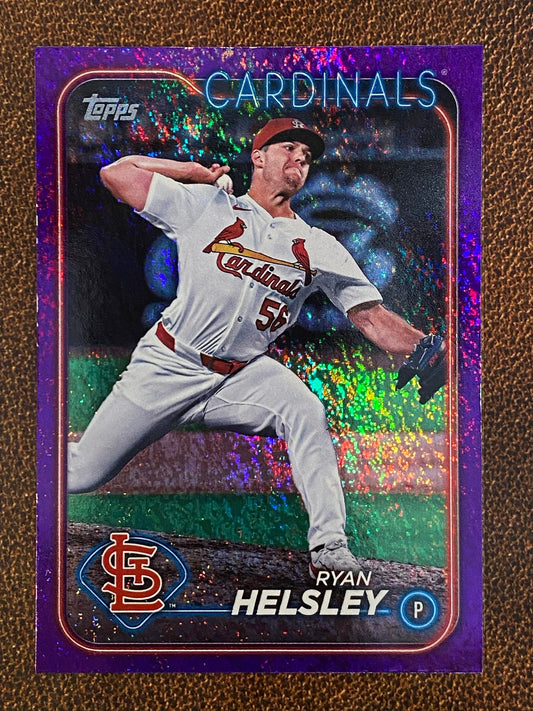 Ryan Helsley - 2024 Topps Update - Purple Foil /799 - Cardinals