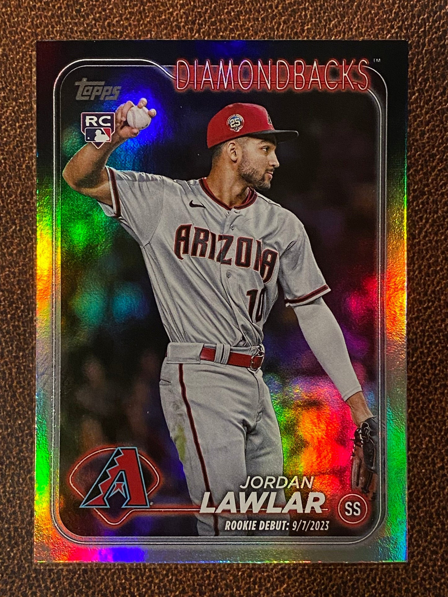 Jordan Lawlar - 2024 Topps Update - Rainbow Foil (Rookie Debut) - Diamondbacks