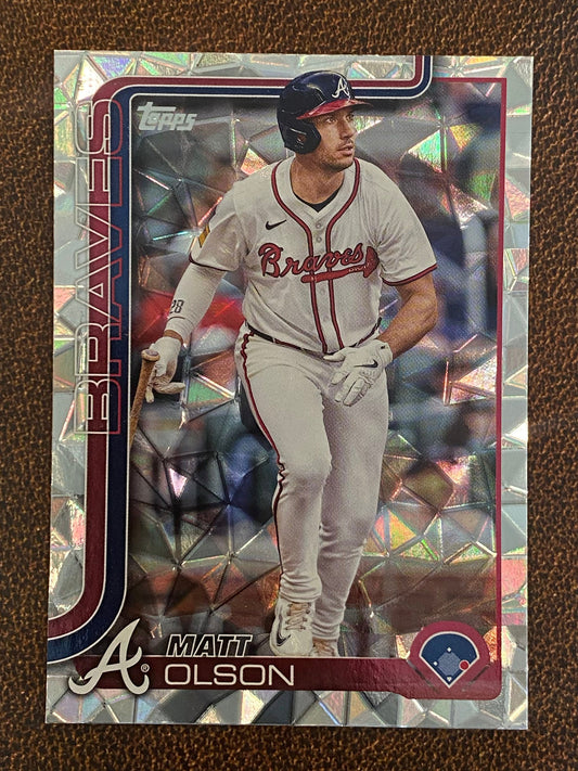 Matt Olson - 2025 Topps Series 1 - Diamante - Braves