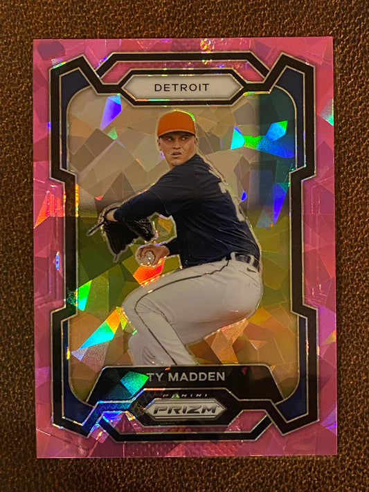 Ty Madden - 2024 Panini Prizm - Pink Ice Mega - Tigers