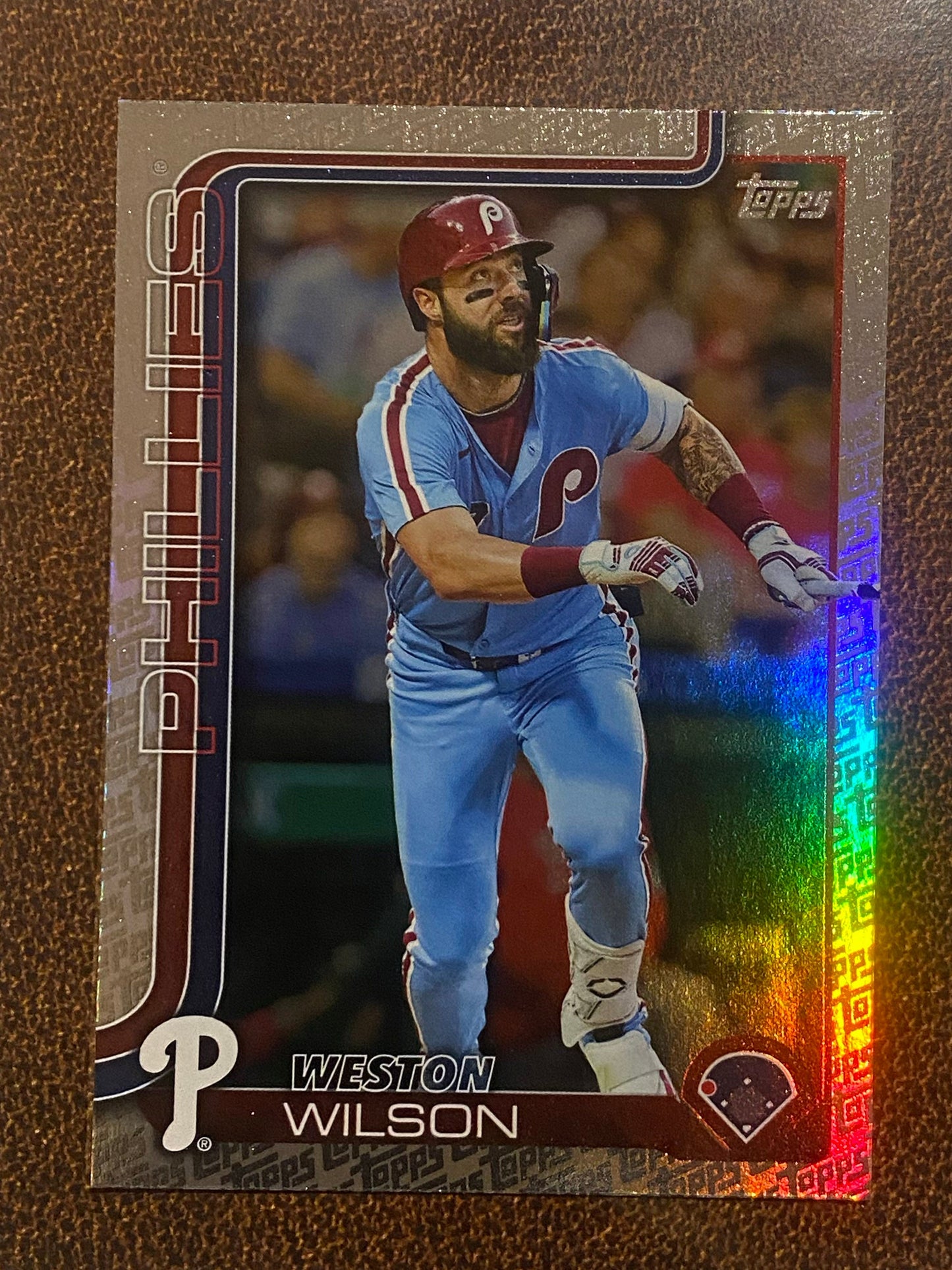 Weston Wilson - 2025 Topps Series 2 - Fanatics Exclusive Topps Foil Border - Phillies
