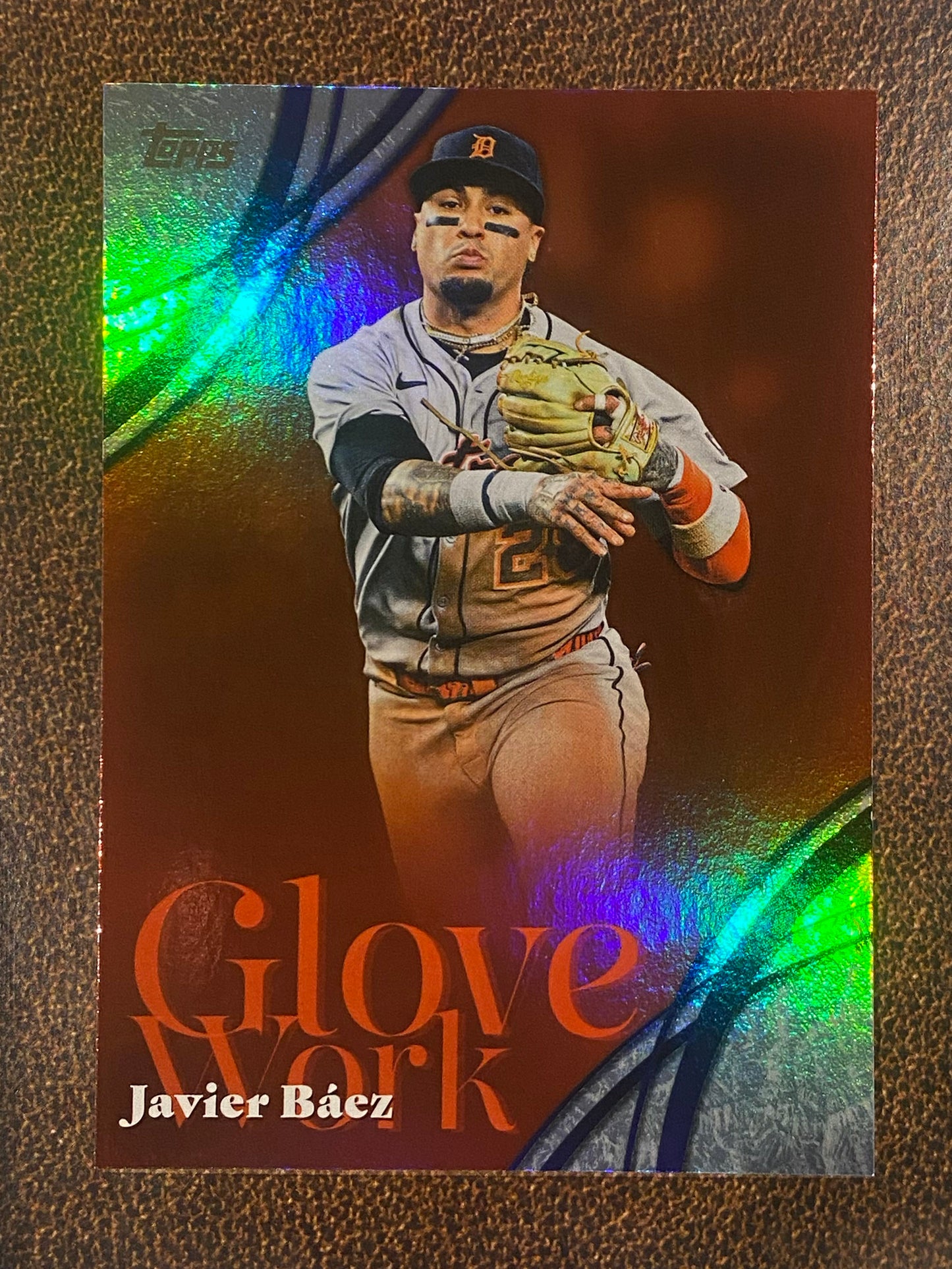 Javier Baez - 2026 Topps Series 2 - Glove Work - Tigers