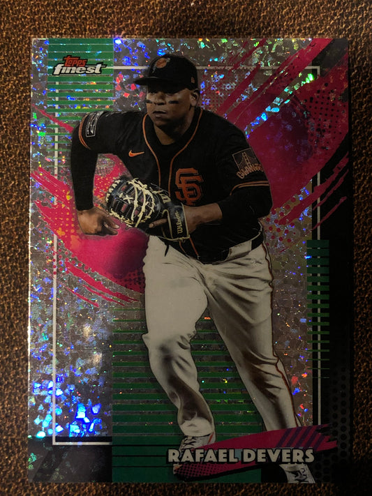 Rafael Devers - 2026 Topps Finest - Rare Mini Diamond - Giants