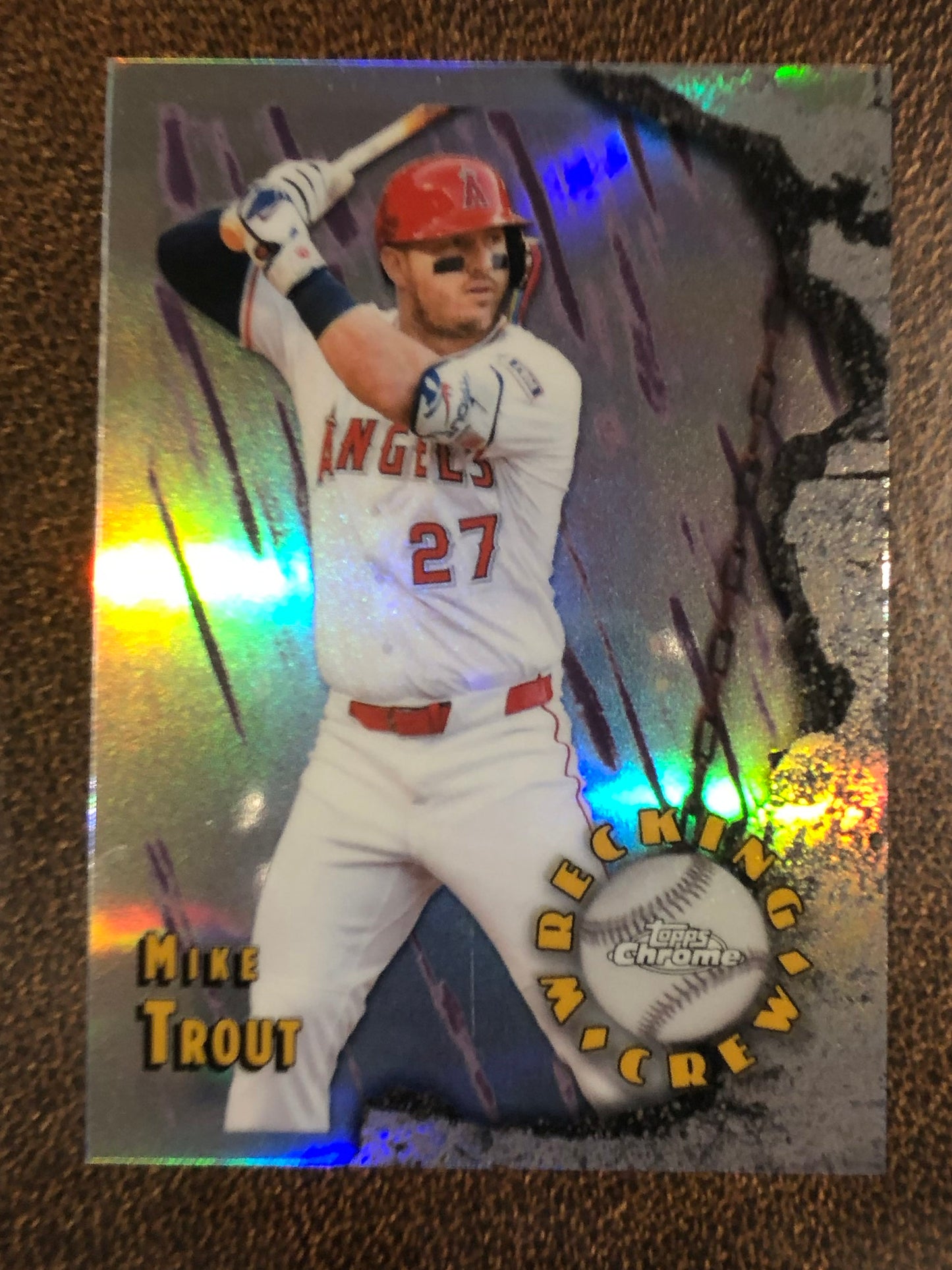 Mike Trout - 2026 Topps Chrome - Wrecking Crew Insert - Angels