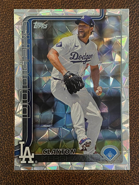 Clayton Kershaw - 2025 Topps Series 1 - Diamante - Dodgers