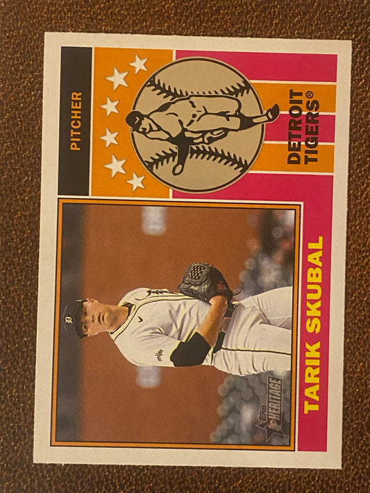 Tarik Skubal - 2025 Topps Heritage - Player Icon Insert - Tigers