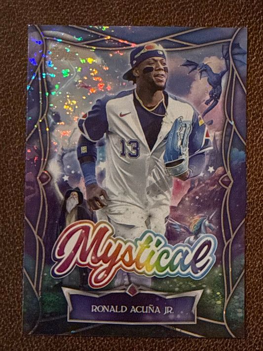 Ronald Acuna Jr. - 2025 Topps Update - Mystical Insert - Braves