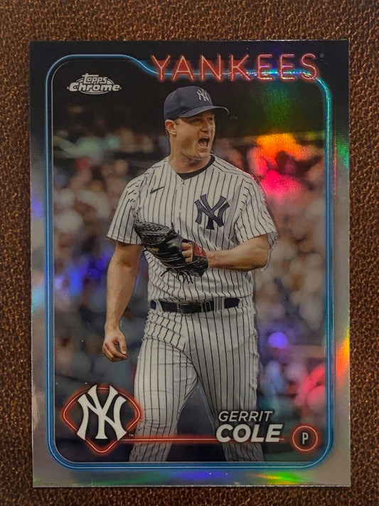 Gerrit Cole - 2024 Topps Chrome - Refractor - Yankees