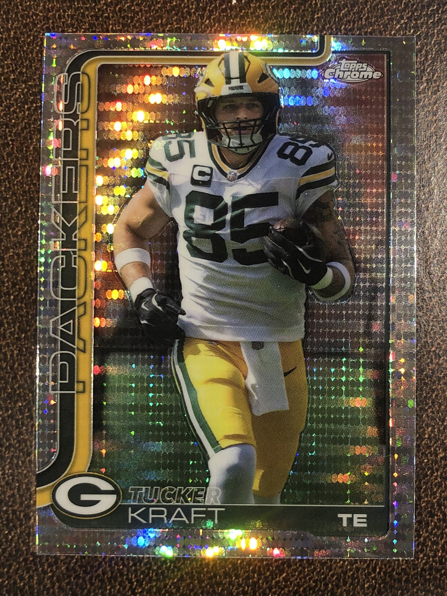 Tucker Kraft - 2025 Topps Chrome - Prizm Refractor - Packers