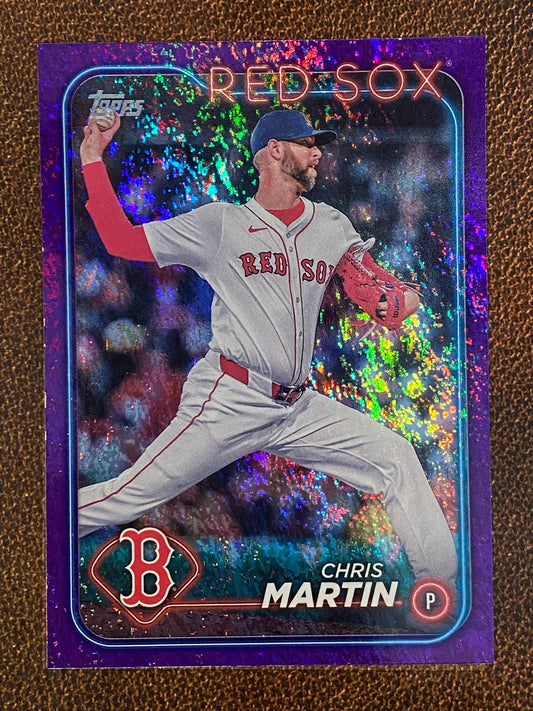 Chris Martin - 2024 Topps Update - Purple Foil /799 - Red Sox