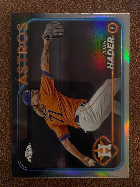 Josh Hader - 2024 Topps Chrome - Refractor - Astros