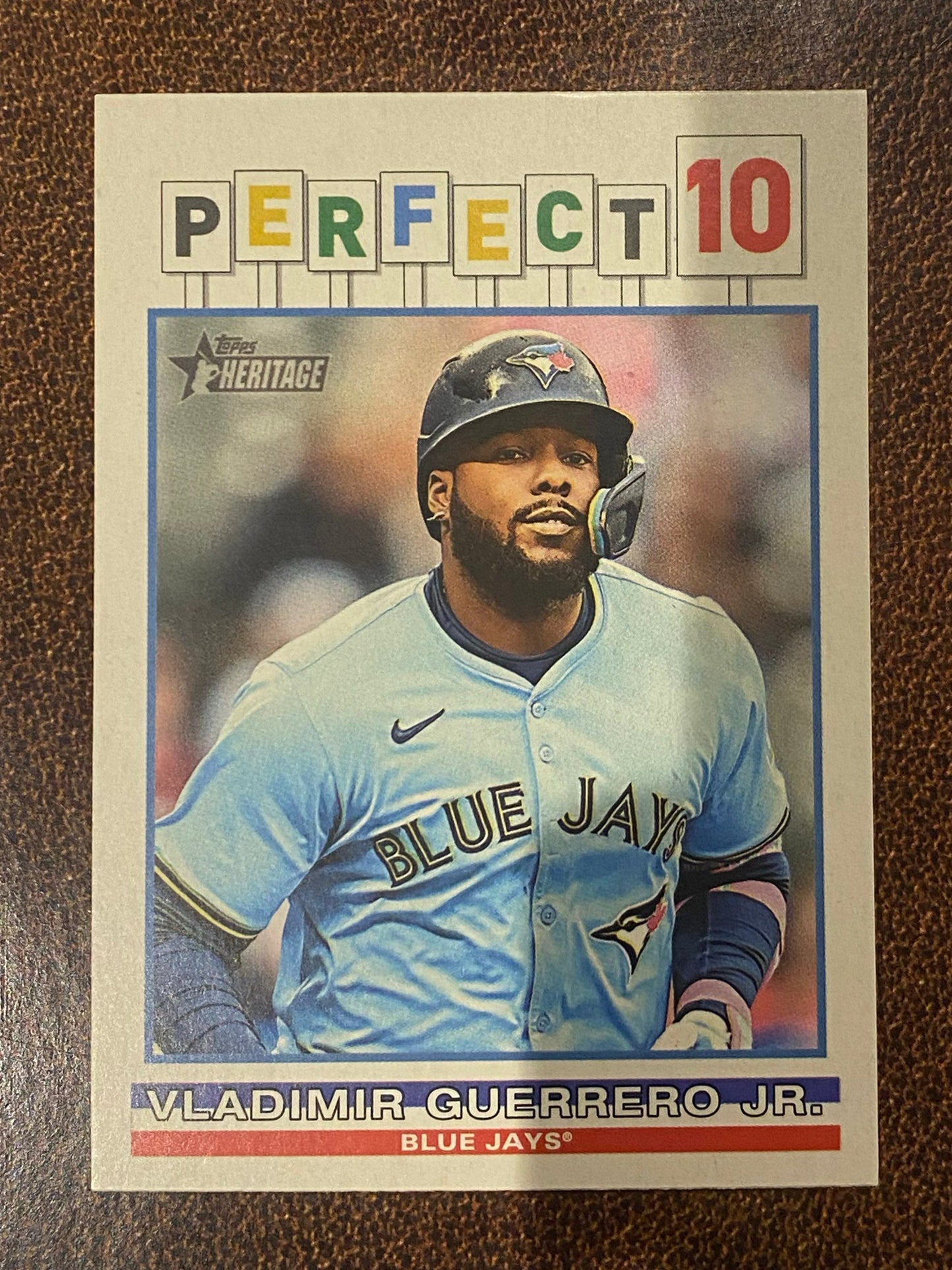 Vladimir Guerrero Jr. - 2025 Topps Heritage High Number - Perfect 10 Insert - Blue Jays