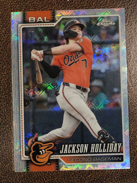 Jackson Holliday - 2026 Topps Chrome Logofractor - Base Logofractor - Orioles