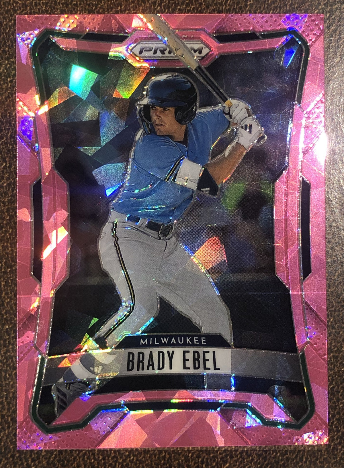 Brady Ebel - 2026 Panini Prizm - Pink Ice - Brewers