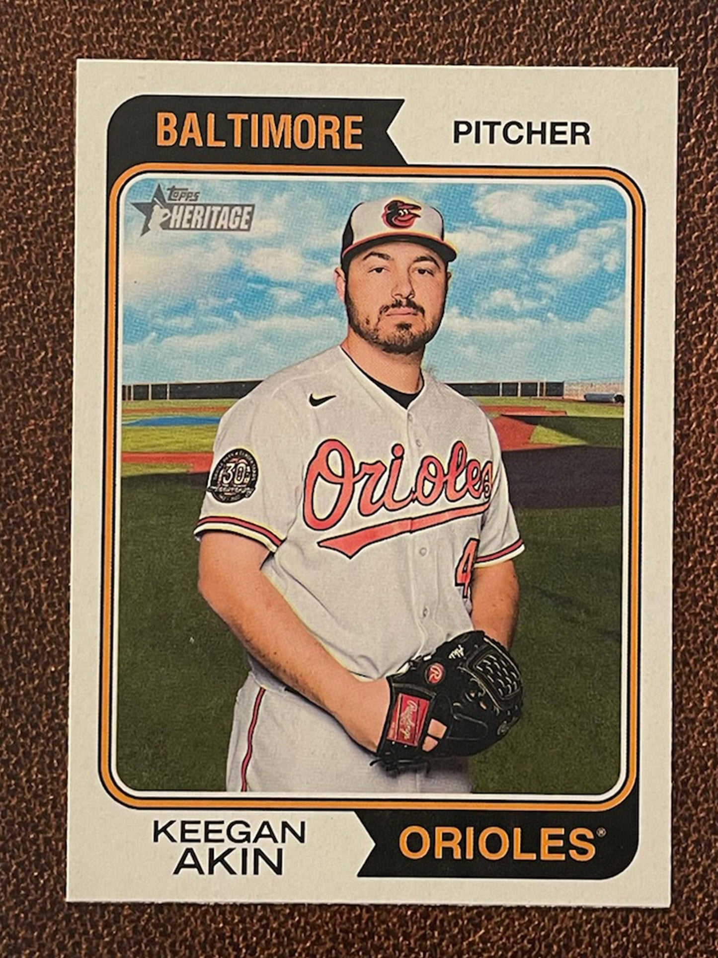 Keegan Akin - 2023 Topps Heritage - Short Print - Orioles