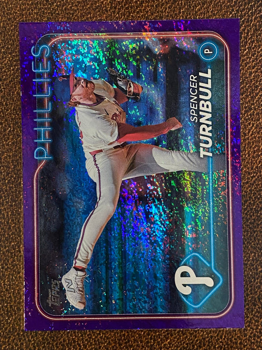 Spencer Turnbull - 2024 Topps Update - Purple Foil /799 - Phillies