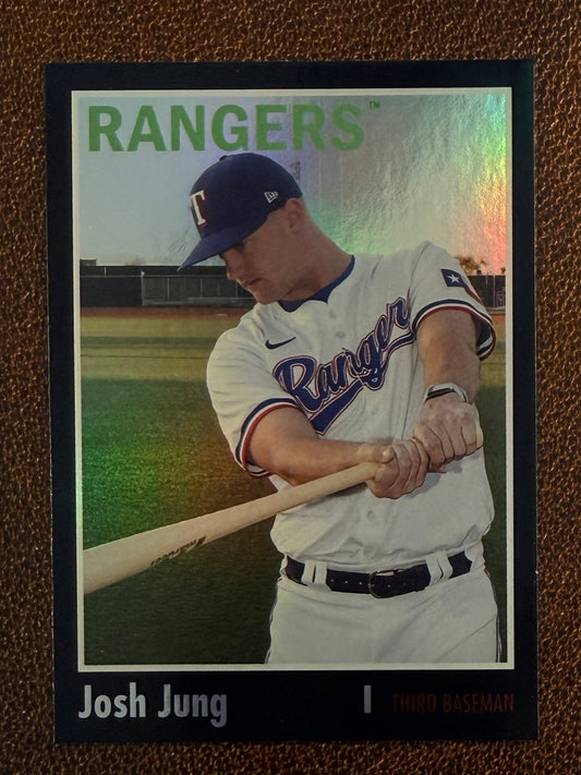 Josh Jung - 2024 Topps Archives - Black Foil - Rangers