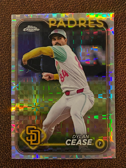 Dylan Cease - 2024 Topps Chrome Update - XFractor - Padres