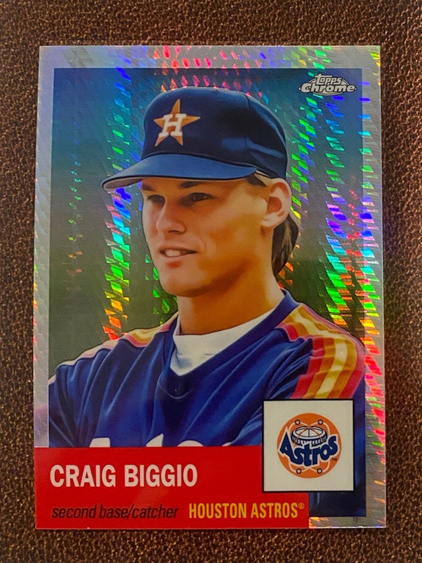 Craig Biggio - 2022 Topps Chrome Platinum Anniversary - Prism Refractor - Astros