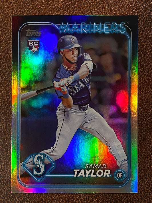 Samad Taylor - 2024 Topps Update - Rainbow Foil - Mariners