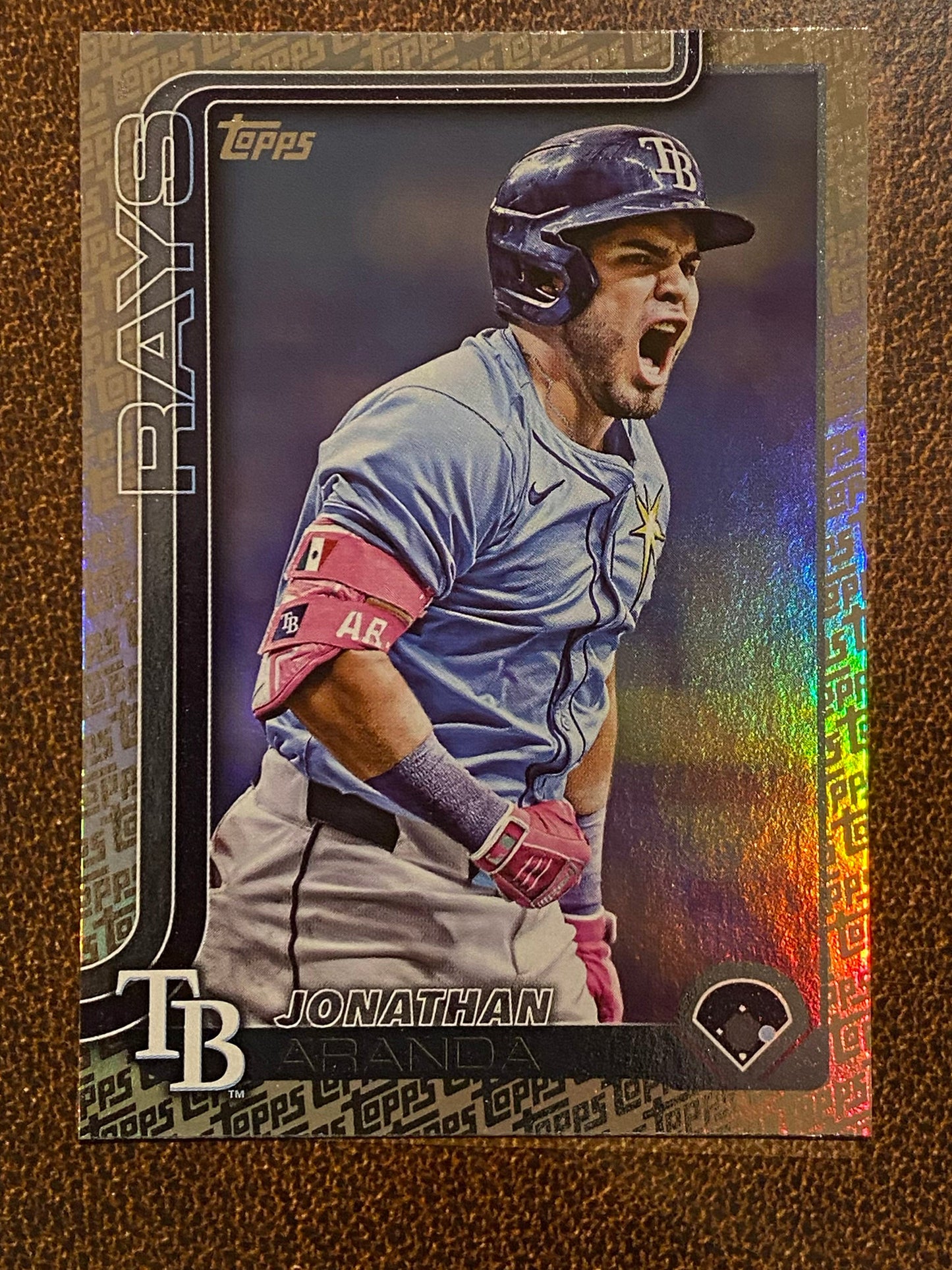 Jonathan Aranda - 2025 Topps Series 2 - Fanatics Exclusive Topps Foil Border - Rays