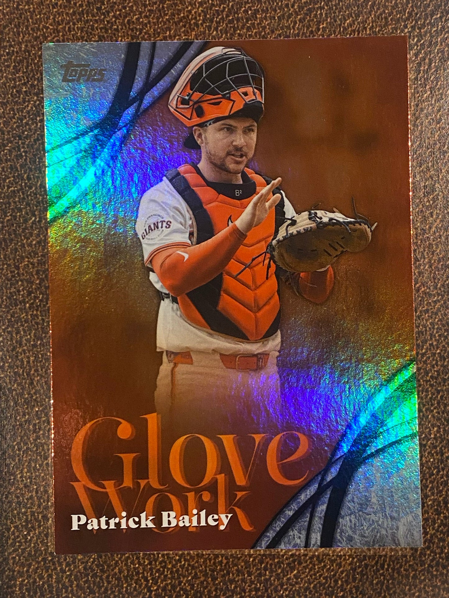 Patrick Bailey - 2026 Topps Series 2 - Glove Work - Giants