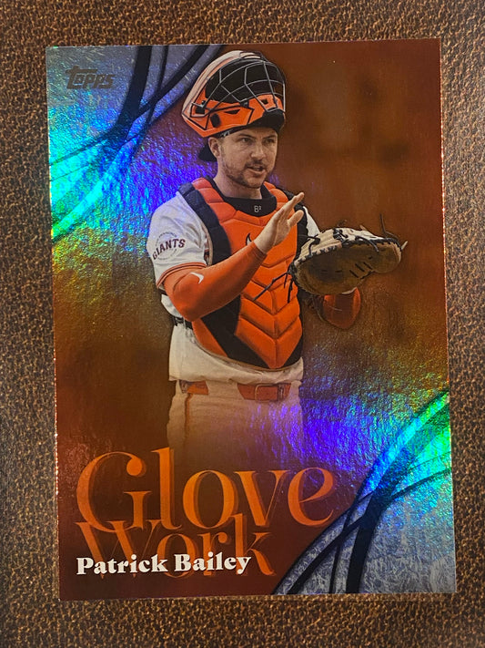 Patrick Bailey - 2026 Topps Series 2 - Glove Work - Giants